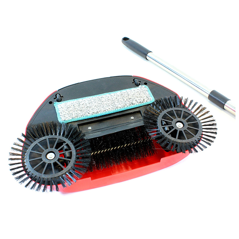 Mechanická rotačná metla červená