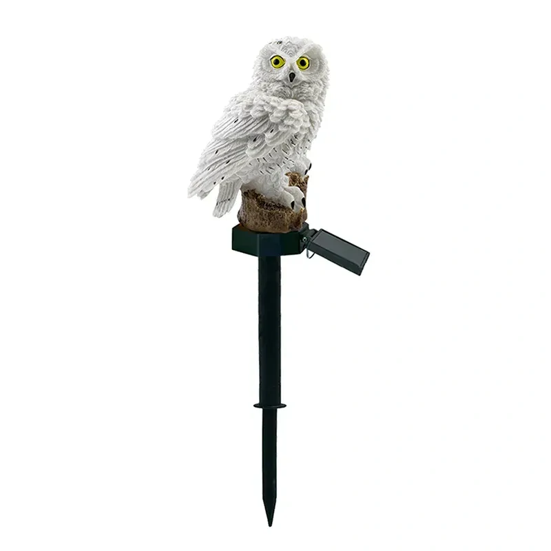 Solárna záhradná lampa Sova