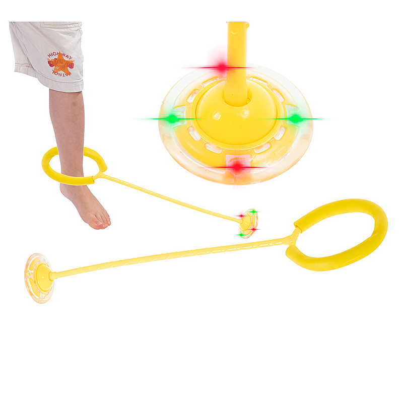 Hula Hop na skákanie LED červené