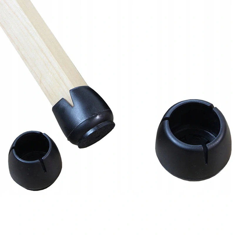 Podložky pod nábytok - násady na nohy 17-21mm 16ks čierne