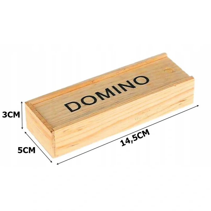 Domino v drevenej krabičke 28 kociek