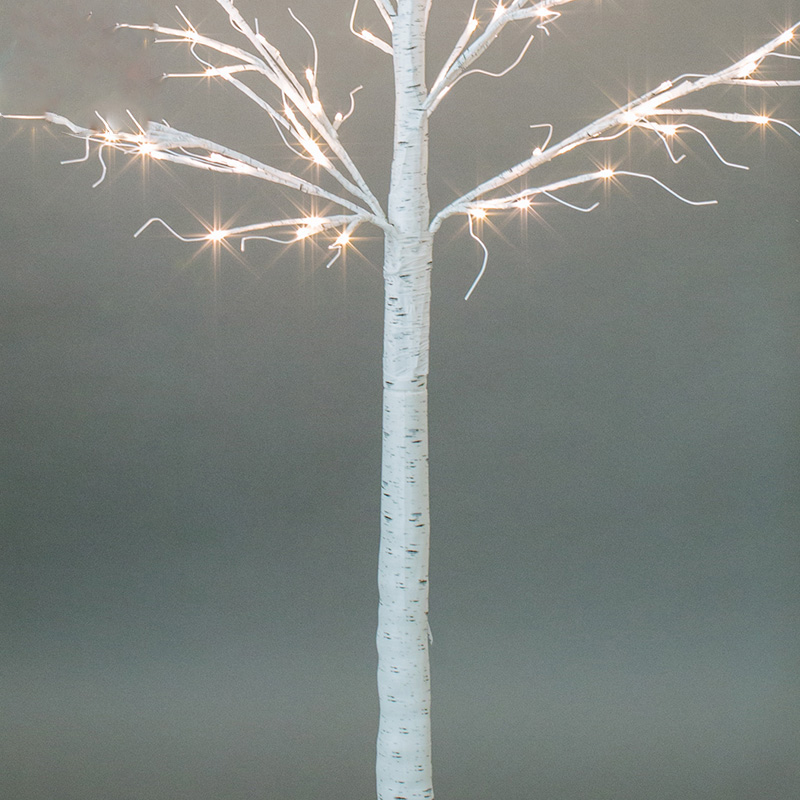 Dekoračná vianočná breza 180cm LED