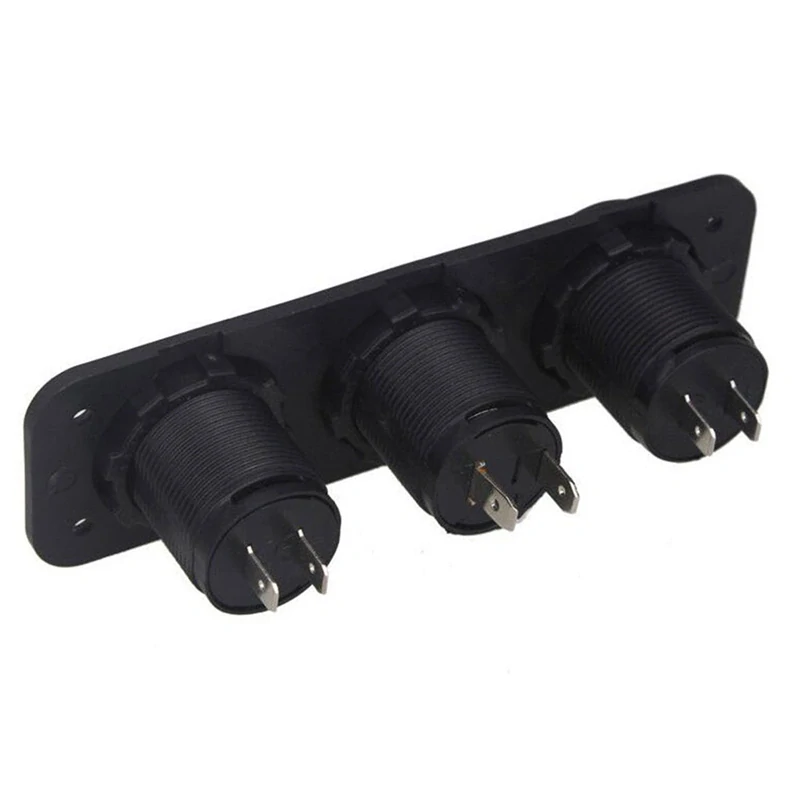 Montážny zapaľovač 12V s dvomi USB 5V portami a vstavaným voltmetrom
