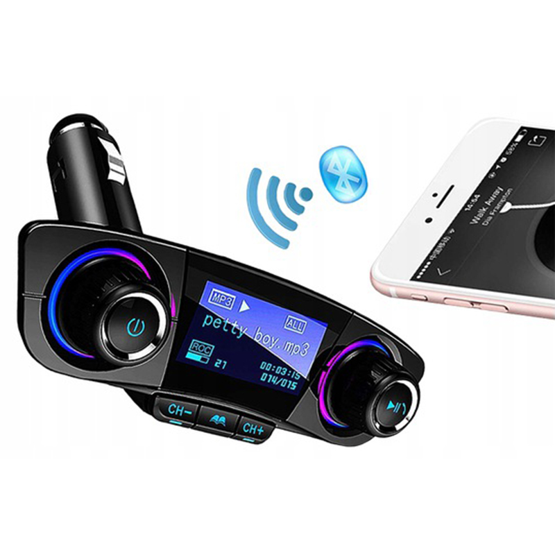 FM Transmitter Bluetooth USB 5.0 multifunkčný 8v1