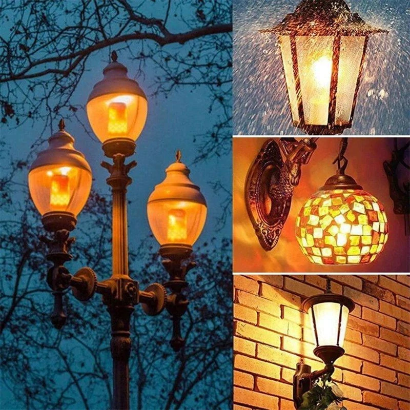 LED žiarovka s efektom plameňa E27 9 W