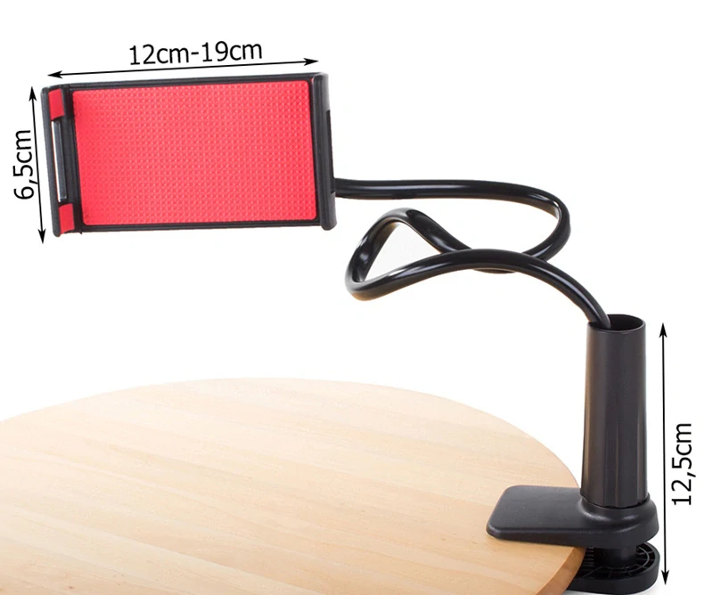 Flexibilný stojan na telefón s klipom 60cm