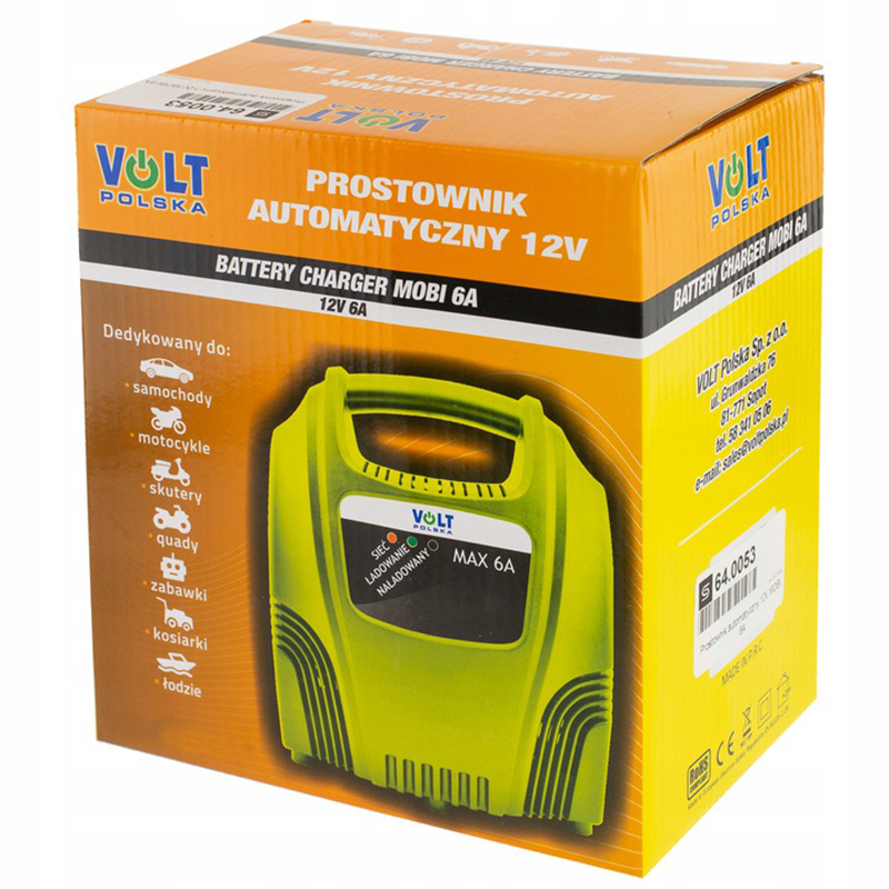 VOLT - Nabíjačka na autobatérie 6A/12V 6A