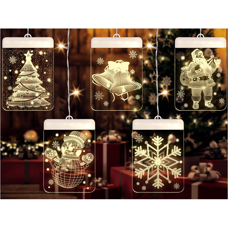 Malatec Závesná vianočná 3D LED dekorácia svietiaci Mikuláš