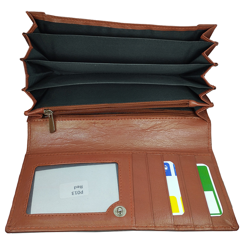 Peňaženka dámska kožená P013 Brown