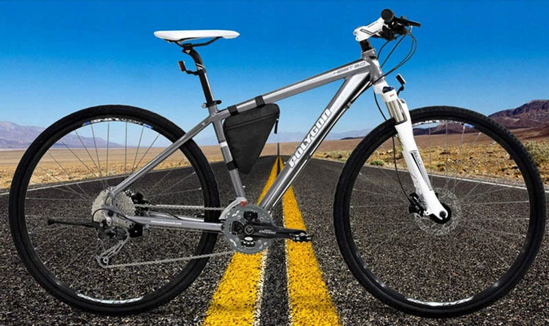 Cyklistická taška na rám bicykla čierna 1L
