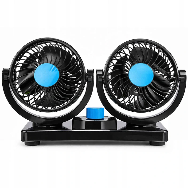 Dvojitý ventilátor do auta 12V