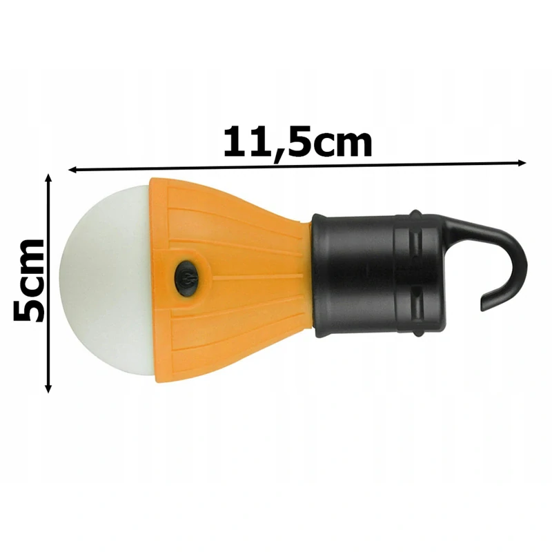 Závesná kempingová LED lampa na batérie