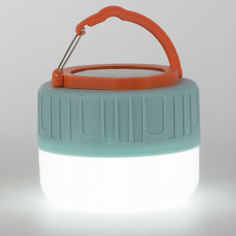 Kempingová solárna USB lampa s diaľkovým ovládaním