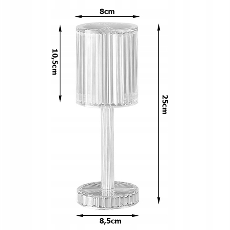 Stolná lampa YA12 RGB s diaľkovým ovládaním