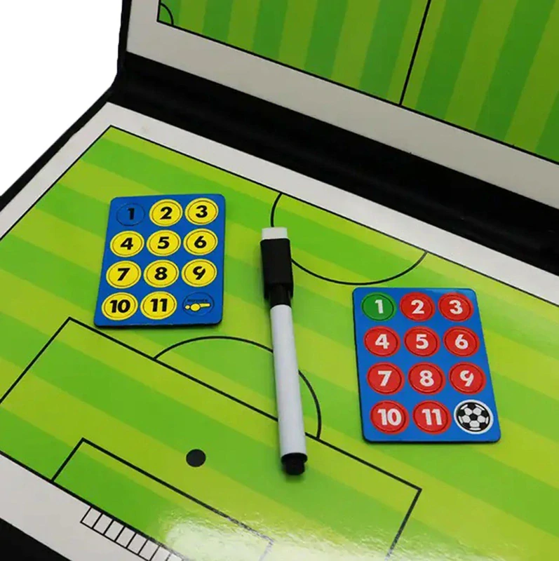 Taktická trénerská tabuľa na futbal