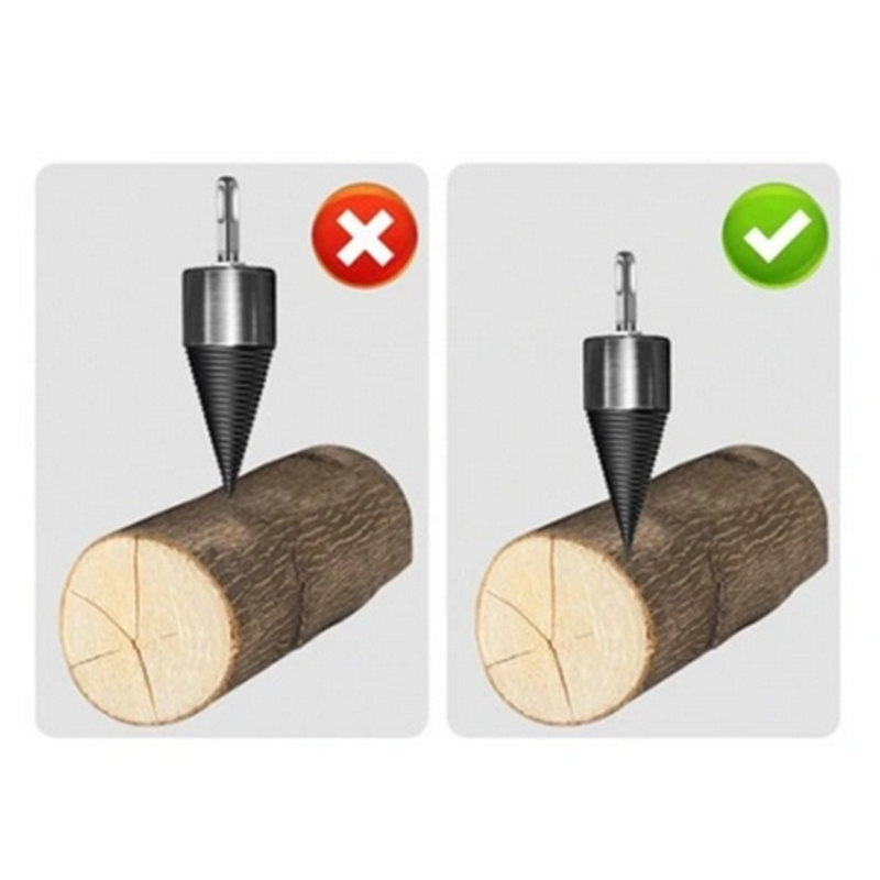 Kužeľový tŕň na štiepanie dreva 31mm s adaptérom