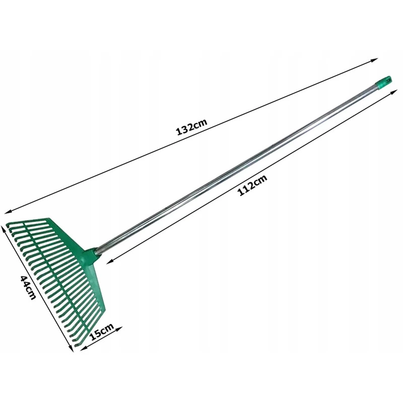 Záhradné hrable plastové 40cm