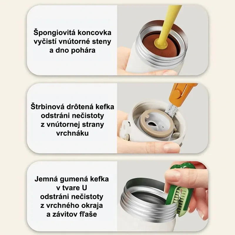 Kefa na fľaše 3v1