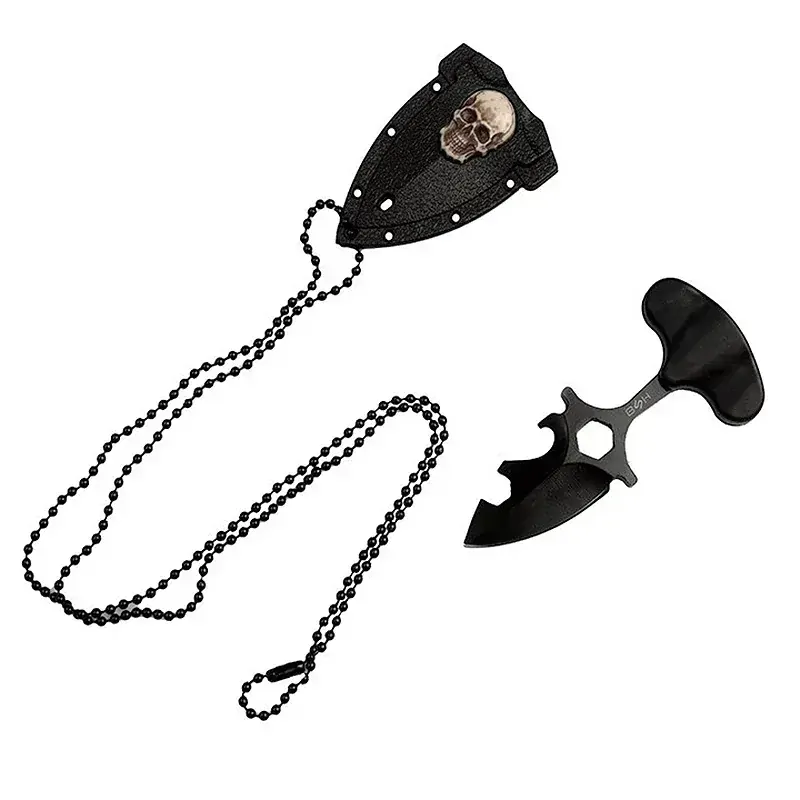 BSH - Taktický nôž na krk tlakový black