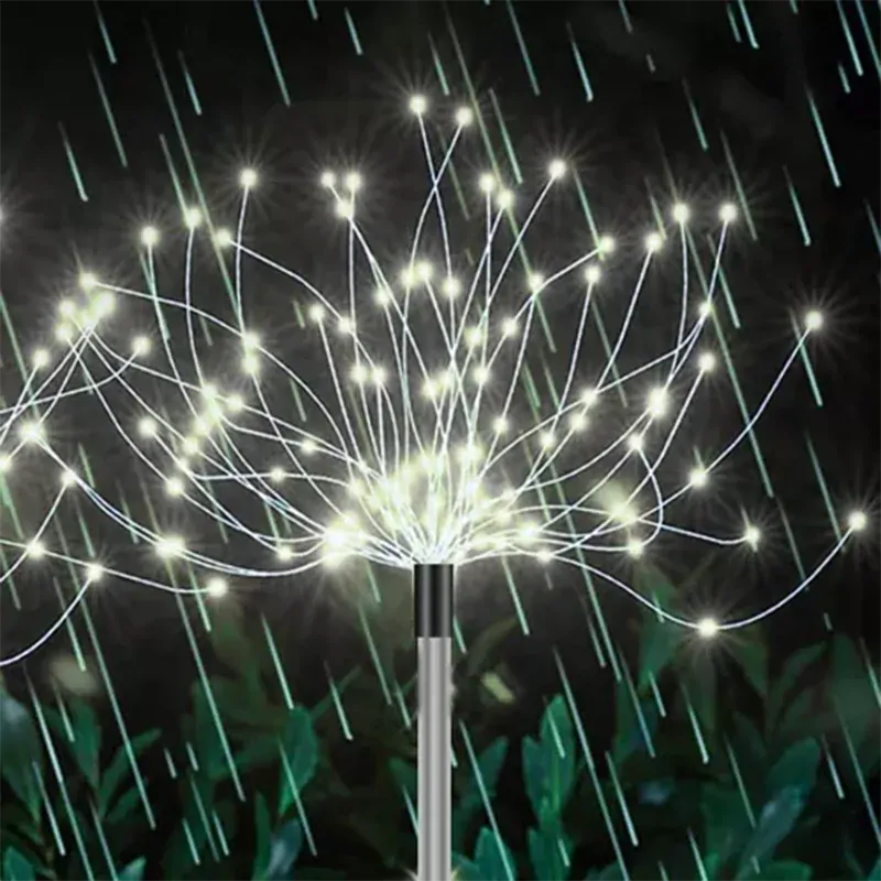 Solárne LED záhradné lampy - Púpavy 2ks