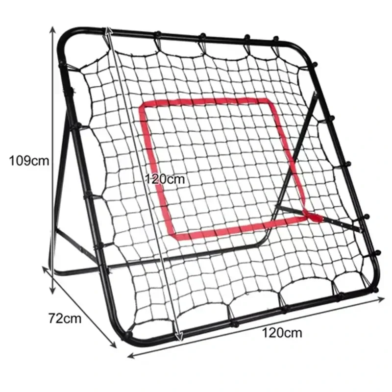Rebounder - Odrazová futbalová tréningová sieť 120 x 120 x 72 cm