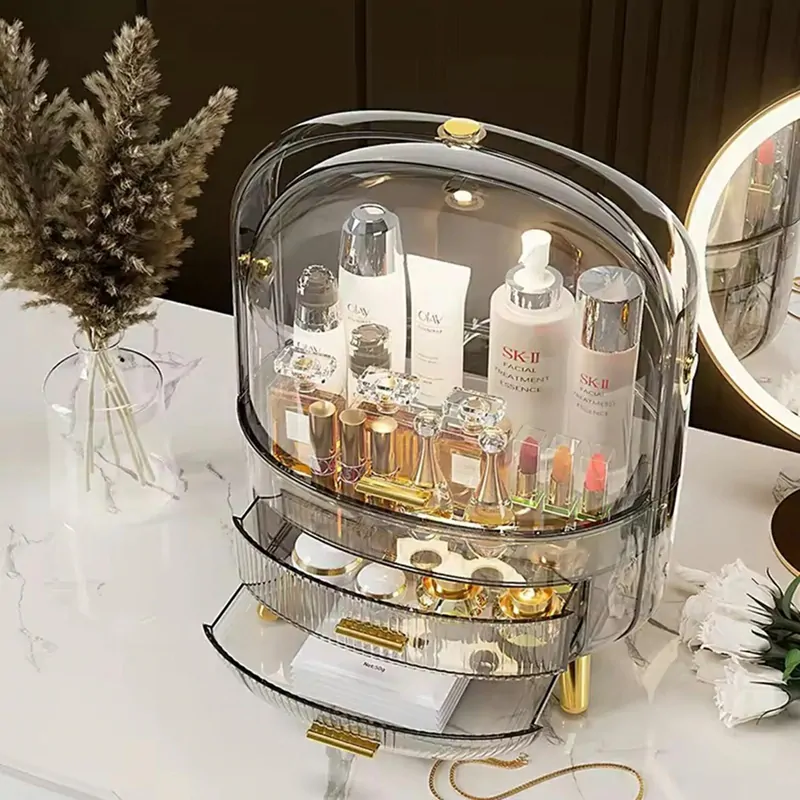 Luxusný organizér na kozmetiku a bižutériu s podsvietením