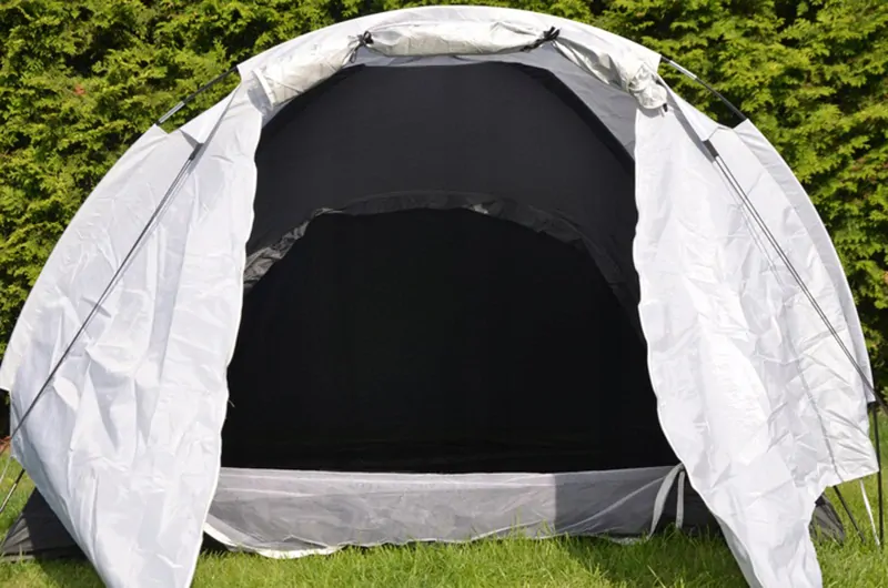 Turistický stan pre 3 osoby so sieťkou proti hmyzu 360x120x130cm