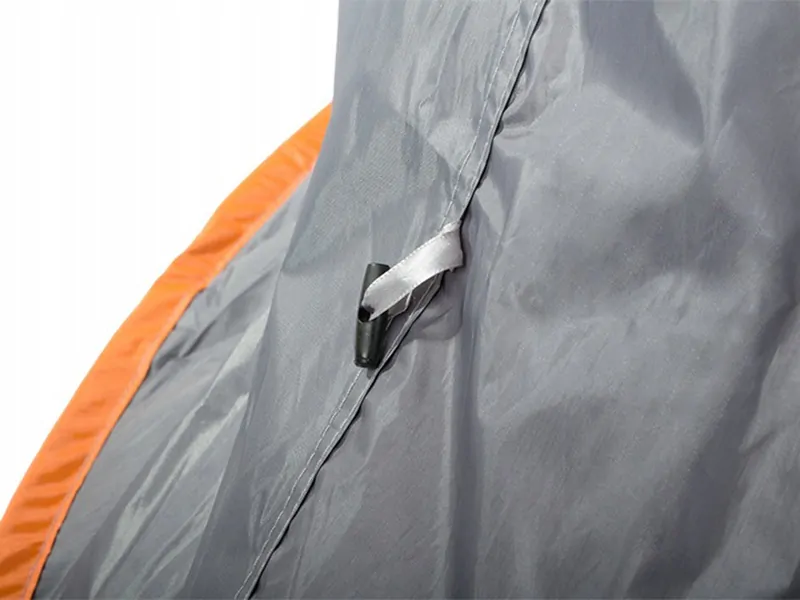 Plážový samorozkladací stan so sieťkou proti hmyzu – oranžový 210 × 130 cm
