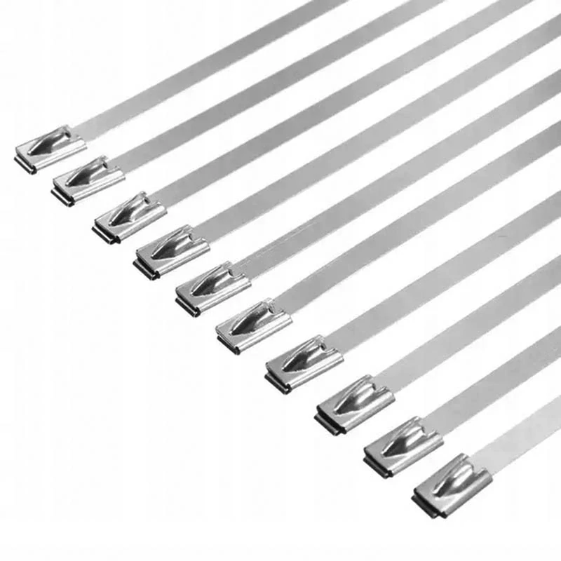 Sťahovacie pásky kovové 150x4,6mm 100ks