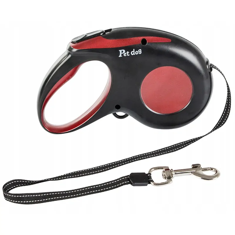 Vodítko pre psa 5m do 15kg červené