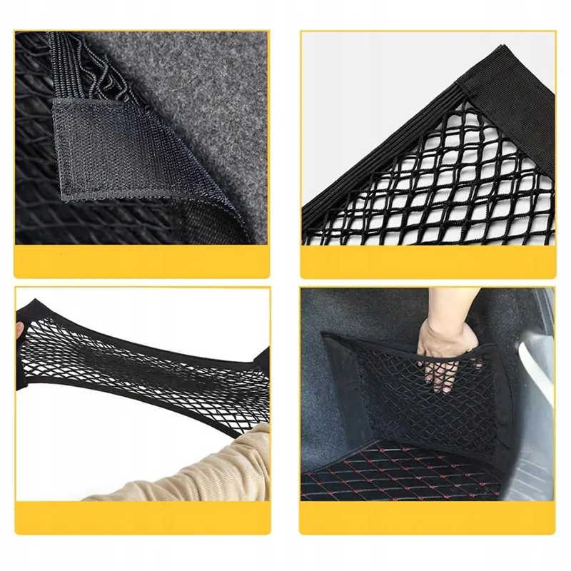 Sieťka na suchý zips do kufra automobilu 40x25cm