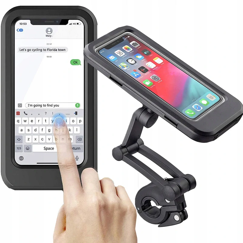 Vodeodolný držiak telefónu na bicykel 