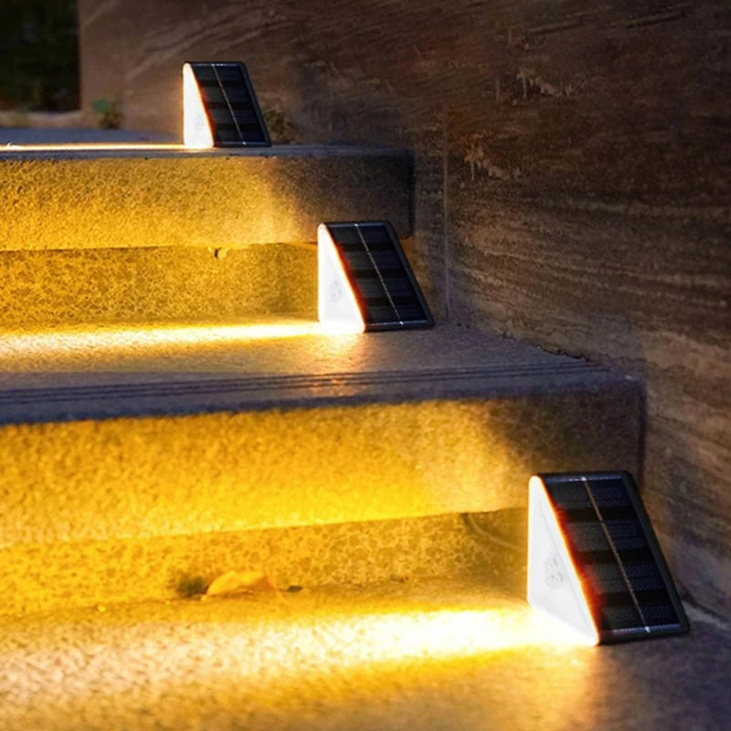 Solárna LED lampa na schody 2ks