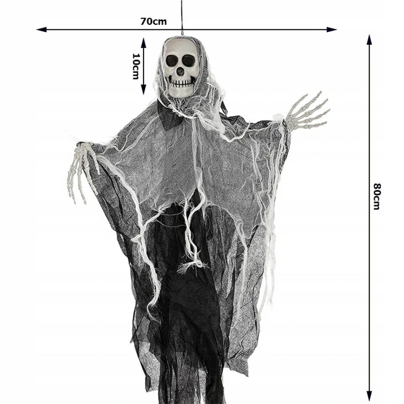 Halloweenska dekorácia Kostra 80cm