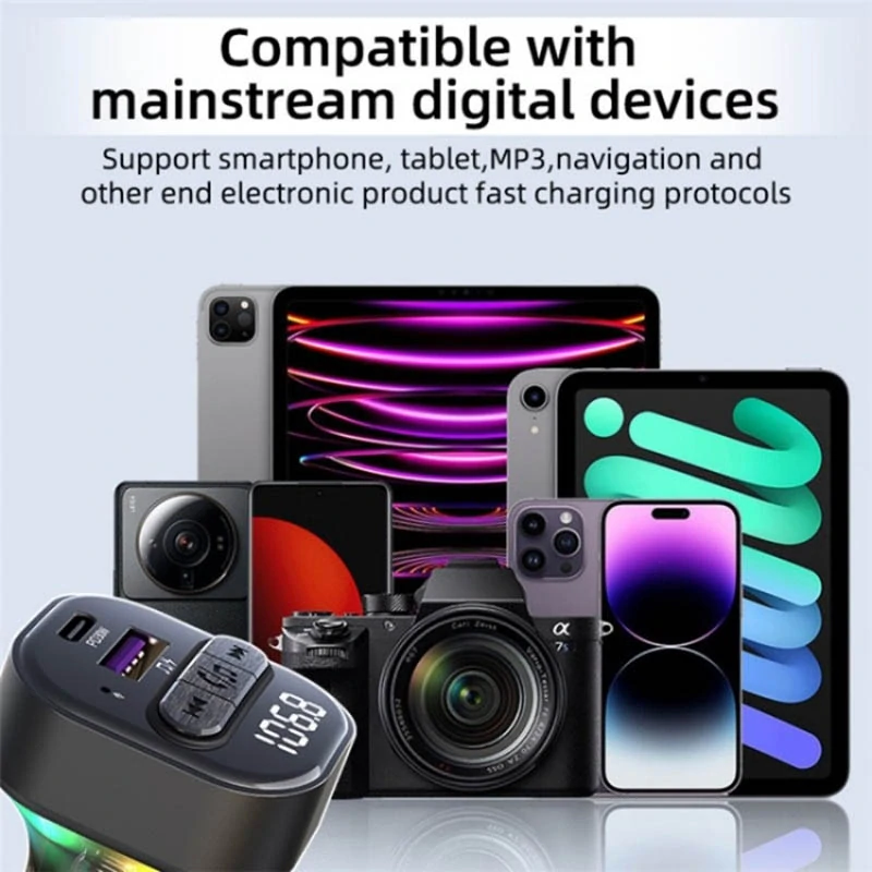 Bluetooth transmitter do auta C50 s USB nabíjačkou