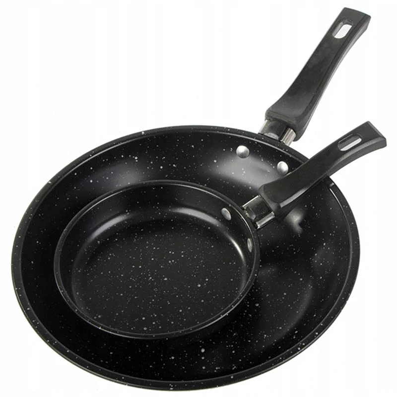 Sada 2 nepriľnavých hliníkových panvíc 24, 14 cm