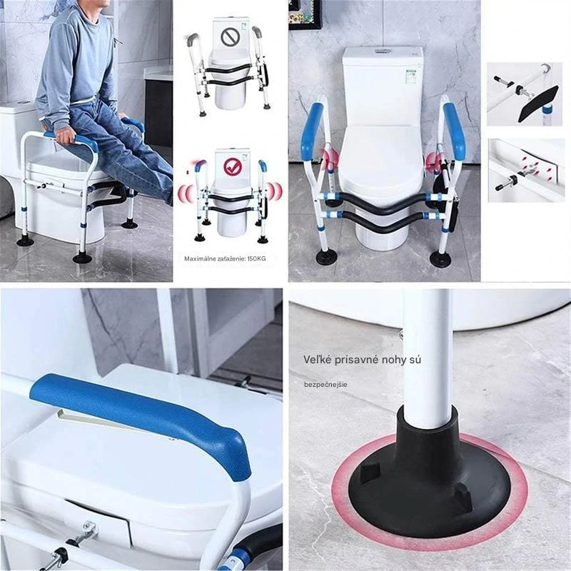 Bezpečnostné madlo k WC s prísavkami