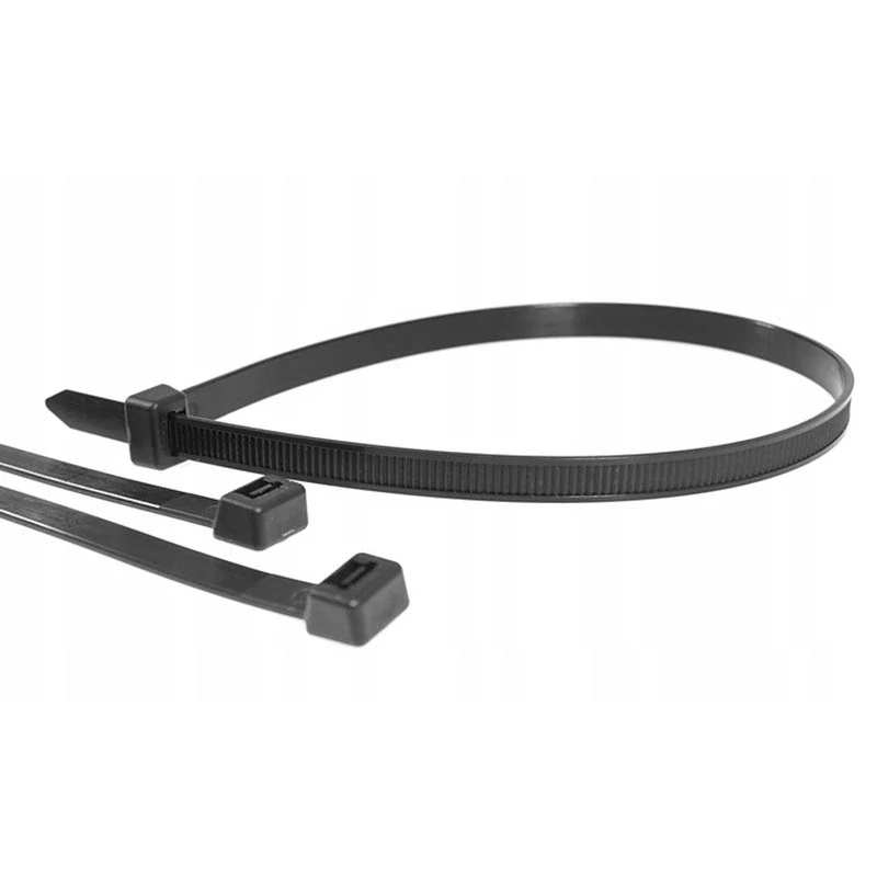 Sťahovacie pásky čierne 100ks - 100mm x 1,9mm