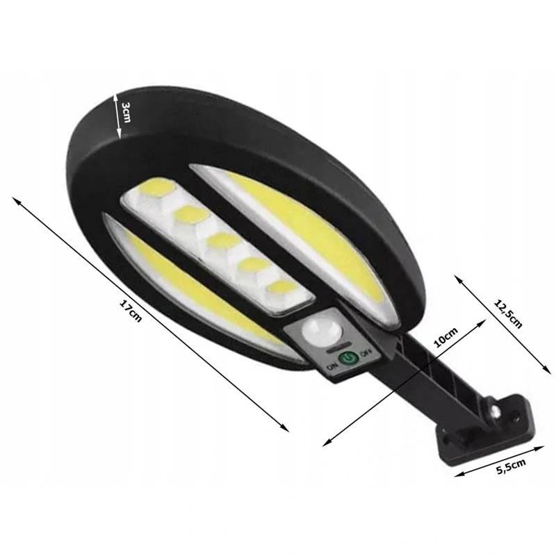Nástenná solárna lampa 95 LED CL-95