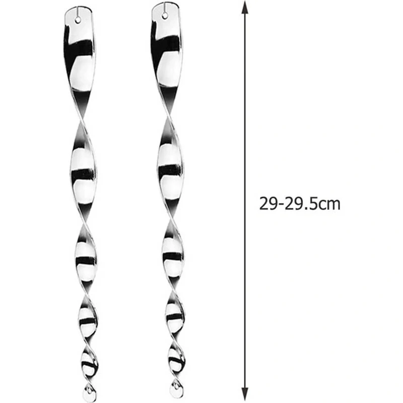 Reflexné špirály na plašenie vtákov 30cm 10ks