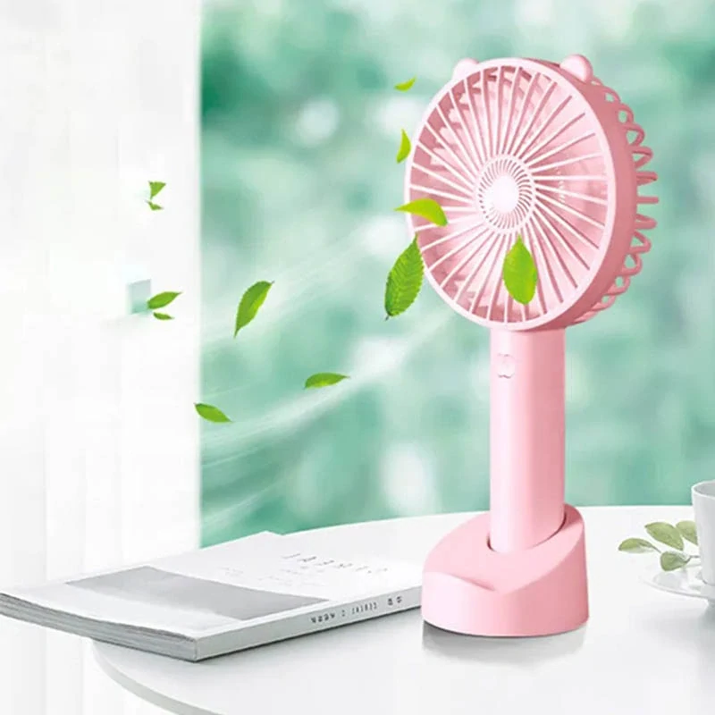 Kancelársky mini USB ventilátor ružový