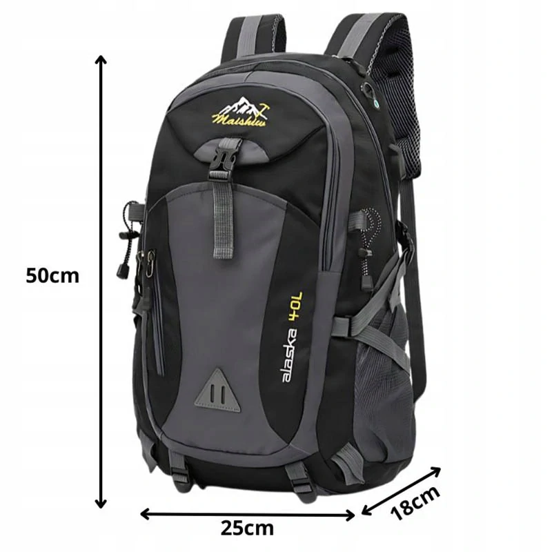 Turistický batoh 40L čierny
