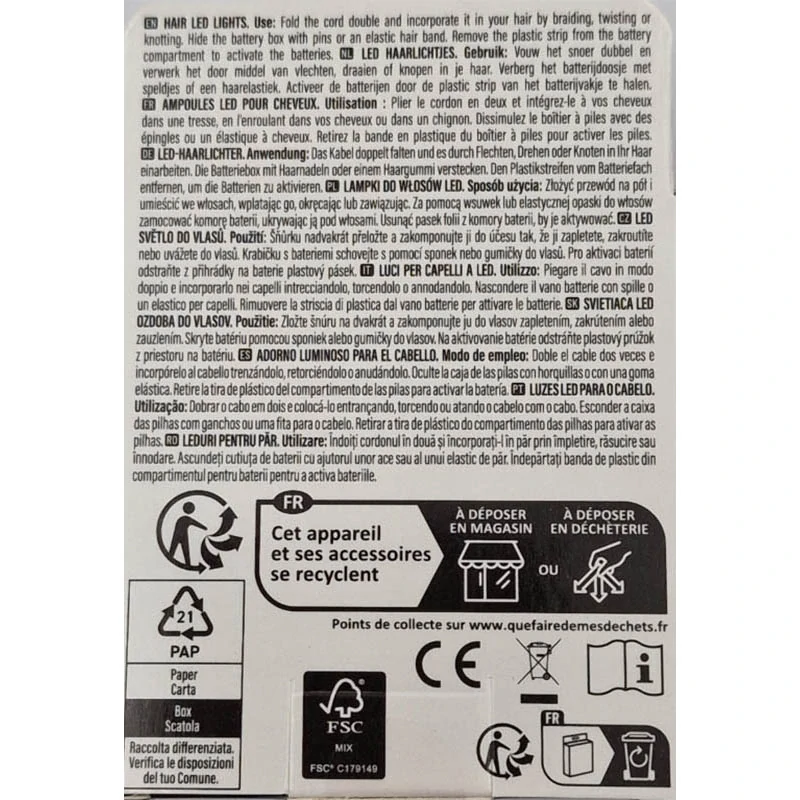LED svetielka do vlasov – originálna dekorácia pre výnimočné účesy