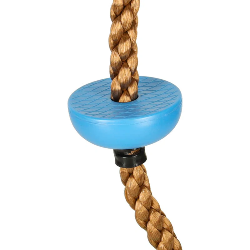 Lano na lezenie s diskami 210 cm pre deti 6+ (nosnosť do 100 kg)