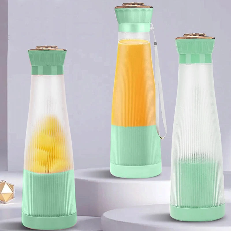 Prenosný smoothie mixér USB bezdrôtový 400ml zelený