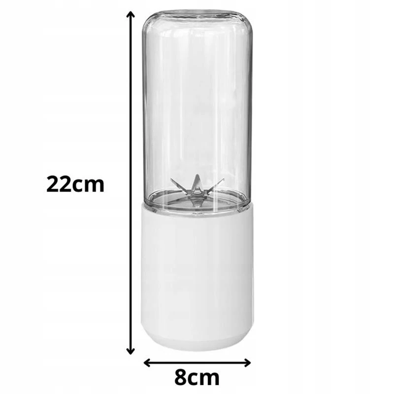 Prenosný bezdrôtový mixér smoothie USB 150 W – 400 ml