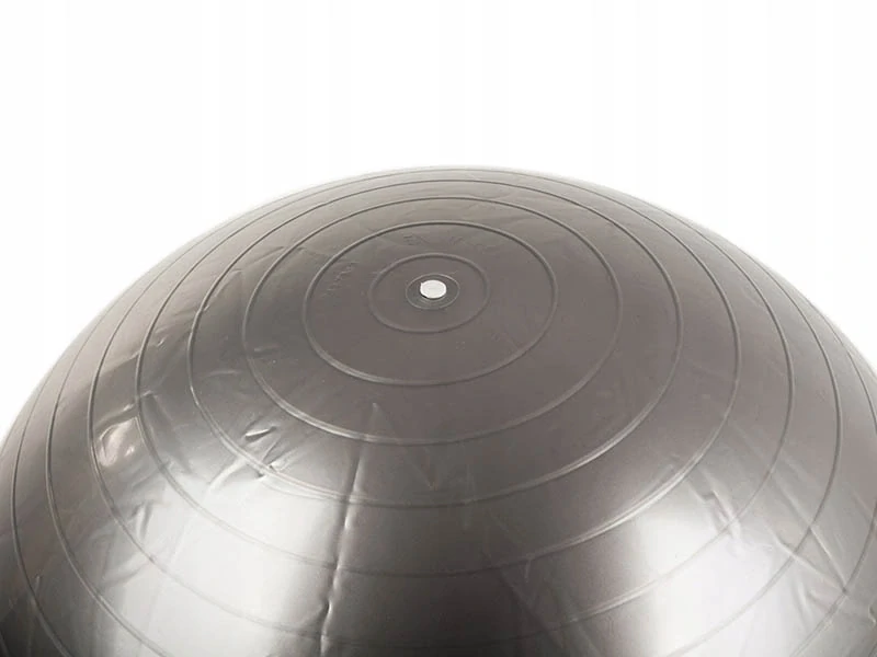 Gymnastická fitness lopta 65 cm rehabilitačná strieborná s pumpouIdeálna na cvičenie doma aj v rehabilitácii