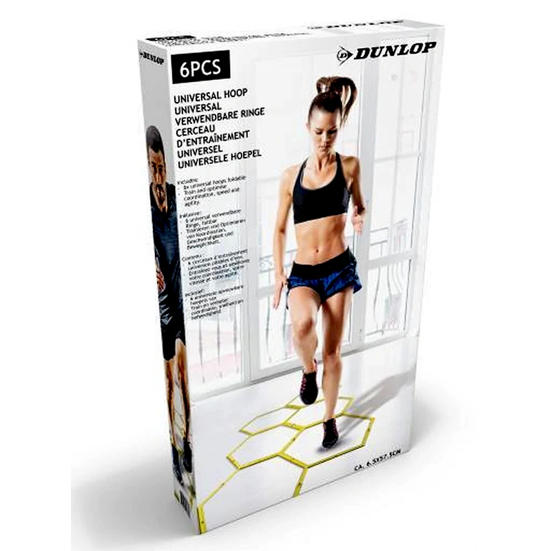 DUNLOP - Univerzálne tréningové obruče na cvičenie s úložným vakom