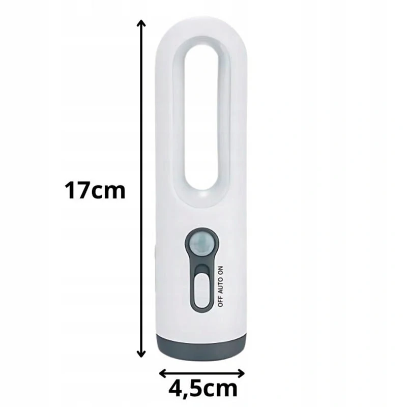 Nočná USB LED lampička s pohybovým senzorom a funkciou baterky
