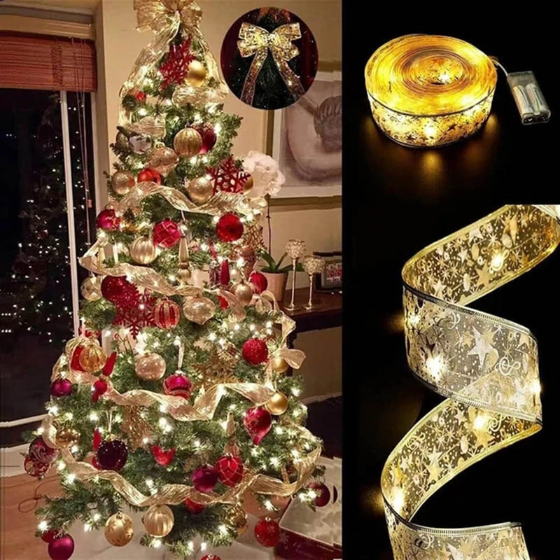 Vianočná LED stuha na stromček 5m
